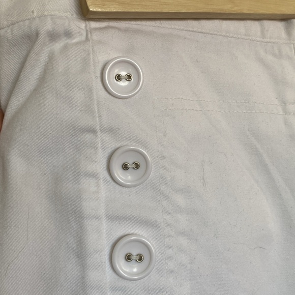 Contemporaine by Simons white nautical, sailor wide leg summer pants! Size 10 - Picture 5 of 13